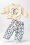 Baby Girl Set with Rabbit Print and Strawberry Pattern Pants, 2-Piece Seasonal Set for 6 9 12 18 24 Months - 8