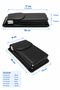 Dual Phone Carrying Pouch Belt-Mounted Magnetic Waist Two Phone Bag Faux Leather Case - 3