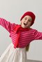 Knitted Beanie Red - 3