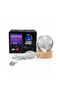 Astronaut Figure Led Lighted Glass Globe Night Lamp with Wooden Stand - 6