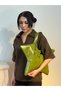 Stella Star Form Charm Detailed Casual Patent Leather Faux Leather Shoulder Bag - 5