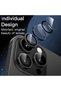 Camera Lens Protector for iPhone 15 Pro/15 Pro Max, Black Titanium - 4