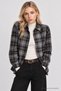 Plaid Patterned Woven Shirt Lyy0153 Anthracite Gray - 3