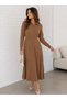 Pile Skirt Detailed Knitwear Dress