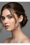 Women's Steel Cornered Hoop Earrings 1.4 cm Black - 4