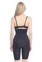 Black Mi Emay 2074 High Waist Patterned Double Long Leg Corset - 3