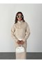 Suede Stand Collar Half-Zip Skirt Suit - 3