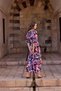 Floral print viscose dress - 6