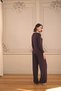 Long Sleeve and Lace Trim Pajama Set - 5