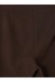 Peak New Season Brown Plus Size Women's Pleated Fabric Pants - 5