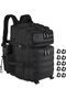 Black Tactical Backpack, Military Backpack, Molle Backpack