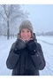 Trend Winter Women's Cut-Finger Plush Gloves - Thermal Hand Warmers with Flip-Cover and Button Detail - 3