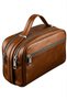 Genuine Leather Tan Men's Handbag and Shaving Bag (Three Features in One Bag) - 4