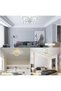 Modern LED Ceiling Light, 100W Dimmable Flush Mount with Remote - 5