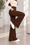 Women's Loose Fit Spanish-Style Pants with Elastic Waist and Side Pockets - 2