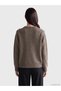 Peak New Season Brown Crew Neck Women's Knitwear Cardigan - 4