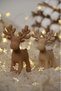 New Year's Deer Decoration 2 Pieces Cozy Home Decoration New Year Christmas Ornament Figurine