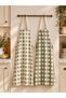 2 Pieces Polka Dot Kitchen Apron Set Stain-Resistant Water-Repellent Fabric Cotton Kitchen Apron with Shoulder Straps