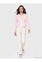 Peak New Season Pink Shawl Collar Wool Blend Women's Knit Cardigan - 2