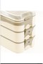 Layered Lunch Box - 3-Layer Leak-Proof Food Container (with Fork and Spoon) 1260 ml - 4