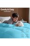 Comforter Duvet Insert - Quilted Comforter with Corner Tabs - Box Stitched Down Alter - 6