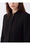 Black Judge Collar Women's Blazer Jacket - 3