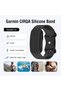 حزام سيليكون متوافق مع سوار Garmin CIRQA الذكي - 4