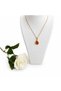 Natural Agate Stone Drop Pendant Women's Necklace - 4