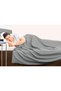 Cotton Blanket Full/Queen, Grey - 6