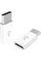 محول USB C إلى مايكرو USB (عبوة من قطعتين)، محول USB من النوع C إلى مايكرو USB متوافق مع سامسونج جالاكسي، إلخ.
