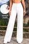 Wide Leg Women's Jeans - High Waist, Lycra, Loose Legs, Stretchy Palazzo Women's Denim Pants