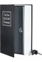 Book Safe, Key Lock, Black
