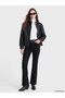 Esvab • Modern & Distinctive Stand Collar Women's Leather Look Jacket - 3