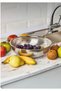 Pasta Strainer 28 cm Stainless Steel Colander with Handle, Strainer - 4