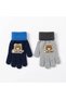 (1-4) Year Old Baby Children's Gloves 2-Piece Set Winter Soft Texture Knitted Gloves - 2