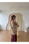 Plaid Roll Neck Oversize Knitwear Sweater - 3