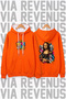 Mona Lisa Art Printed Unisex Wide Fit Hooded Hoodie Sweatshirt