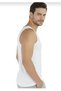 Özten Men's Bamboo Undershirt 6-Piece Pack with Straps Soft Breathable Comfortable Daily Underwear Undershirt Set - 4