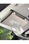 Car Visor Tissue Holder, Space-Effective, Multi-Function Mask Dispenser, Beige