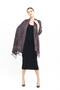 Cashmere Shawl |   Black - Red |   100% Cashmere Wool |   70X180 cm - 3