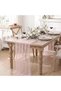 مفرش طاولة من الشاش الأصفر اللامع مقاس 25×120 بوصة - 4