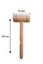 Wooden Mallet Olive Walnut Cracker - 2