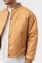Snapquilt Quilted Diamond Stitched Men's Coat with Snap Closure - 2