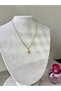 Lotus Gold Steel Necklace