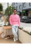 Giesto Star Embroidered Crop Knitted Sweatshirt - 2