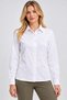 Women's White Premium Slim Long Sleeve Classic Shirt - 6