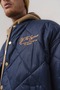 Snapquilt Quilted Diamond Stitched Men's Coat with Snap Closure - 6