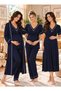 4 Piece Maternity Cotton Robe Nightgown and Pajama Set Effortt