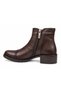 D26Kb-8280Women's Black Leather Zippered Heeled Boots - 3