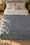Single Double-Sided Luxury Welsoft Quilt 155X215 4 Seasons - 2